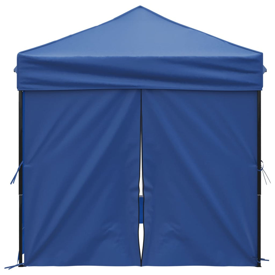 Partytent Inklapbaar Met Zijwanden 2X2 M Blauw 2 x 2 m