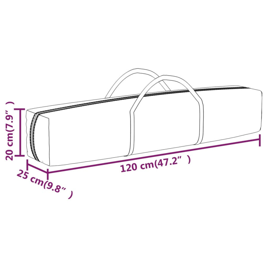 Partytent Inklapbaar Met Zijwanden Kleurig 2 x 2 m Antraciet