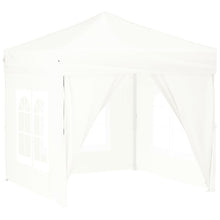 Partytent Inklapbaar Met Zijwanden 2 x 2 m Wit