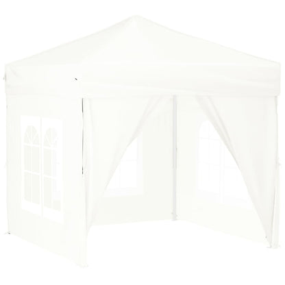 Partytent Inklapbaar Met Zijwanden 2 x 2 m Wit