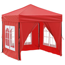 Partytent Inklapbaar Met Zijwanden 2 x 2 m Rood