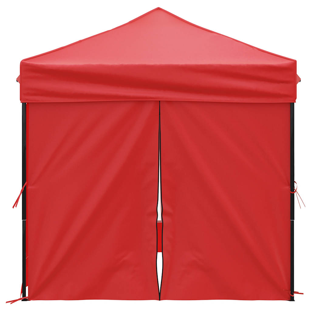 Partytent Inklapbaar Met Zijwanden 2 x 2 m Rood