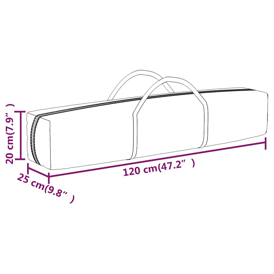 Partytent Inklapbaar Met Zijwanden 2 x 2 m Rood
