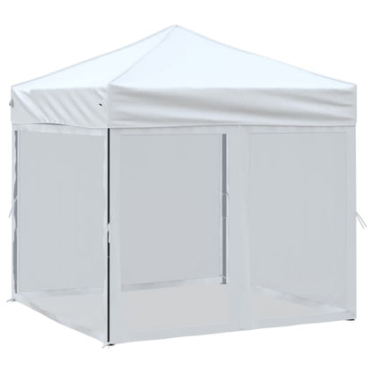 Partytent Inklapbaar Met Zijwanden 2 x 2 m Wit