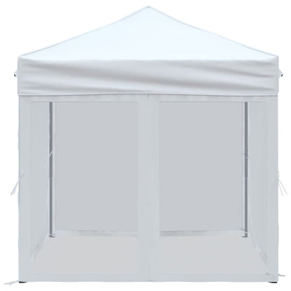 Partytent Inklapbaar Met Zijwanden 2 x 2 m Wit