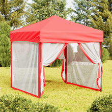Partytent Inklapbaar Met Zijwanden 2 x 2 m Rood