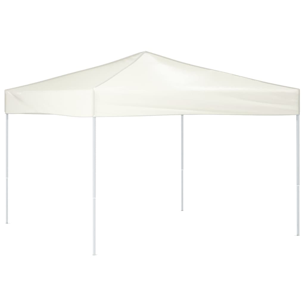 Partytent inklapbaar 3x3 m crèmekleurig 3 x 3 m Crème