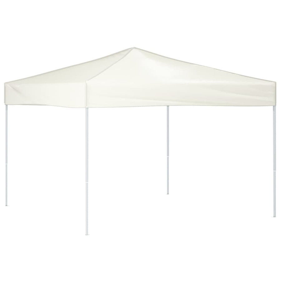 Partytent inklapbaar 3x3 m crèmekleurig 3 x 3 m Crème