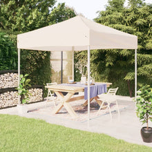 Partytent inklapbaar 3x3 m crèmekleurig 3 x 3 m Crème