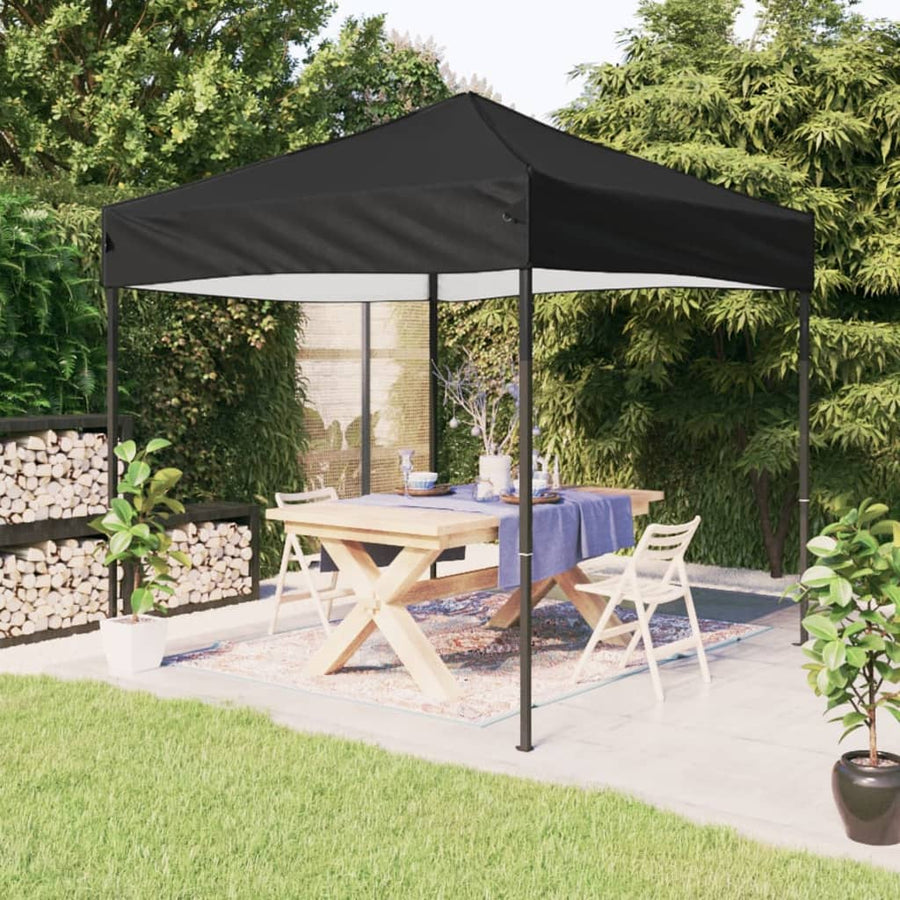 Partytent Inklapbaar 3X3 M Zwart 3 x 3 m