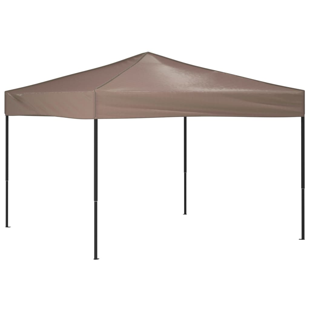 Partytent inklapbaar 3x3 m taupe 3 x 3 m Taupe