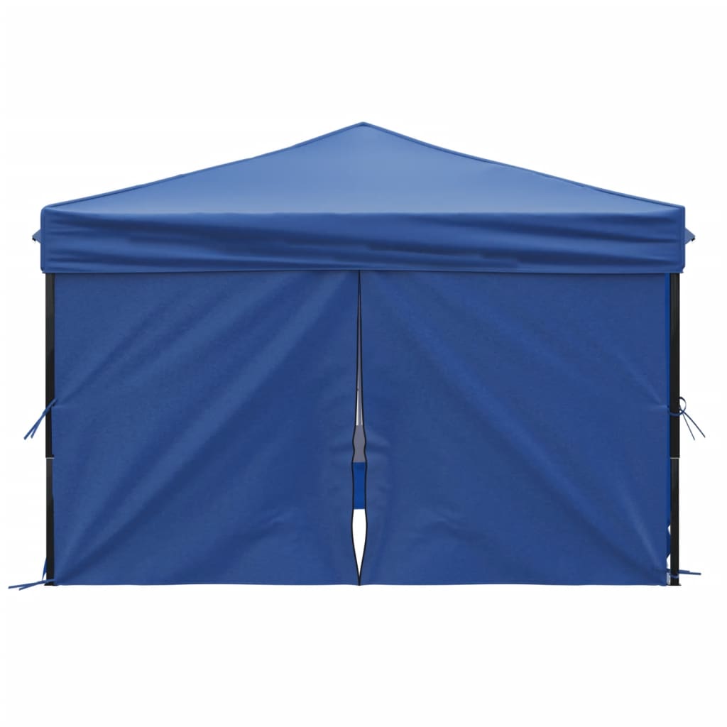 Partytent Inklapbaar Met Zijwanden 3 x 3 m Blauw