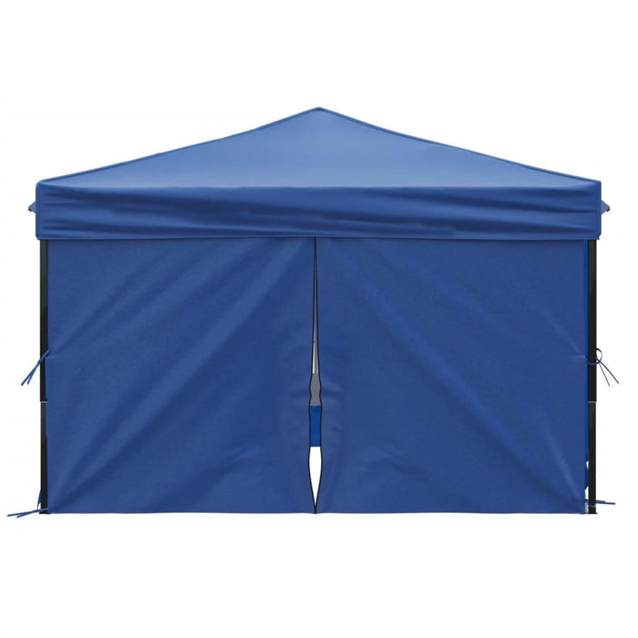 Partytent Inklapbaar Met Zijwanden 3 x 3 m Blauw