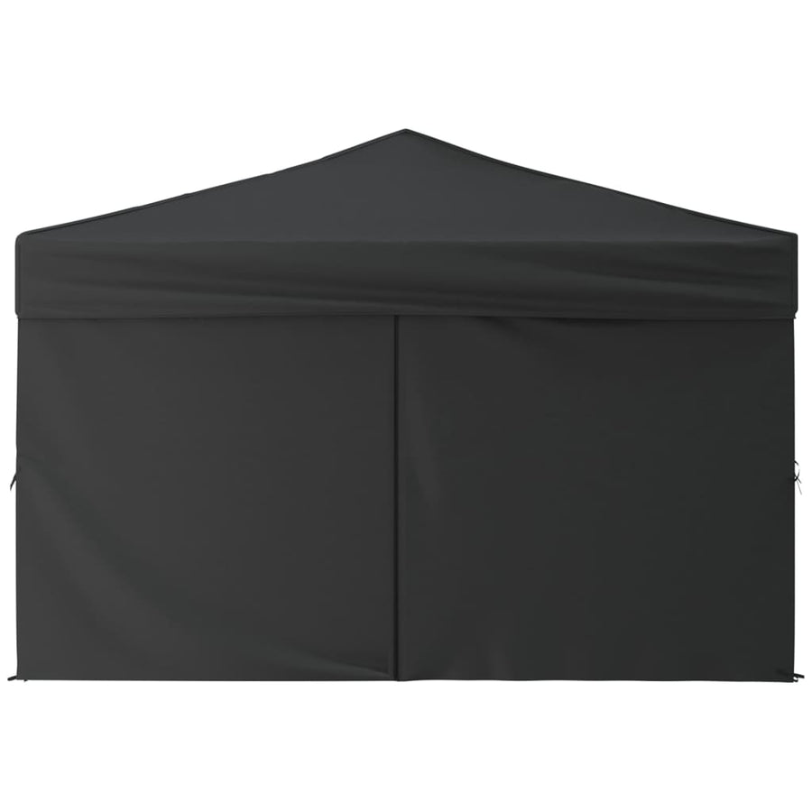 Partytent Inklapbaar Met Zijwanden Kleurig 3 x 3 m Antraciet