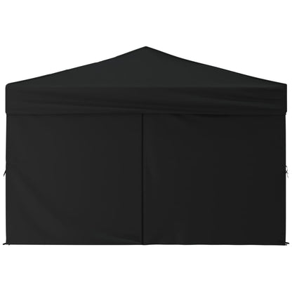 Partytent Inklapbaar Met Zijwanden 3 x 3 m Zwart