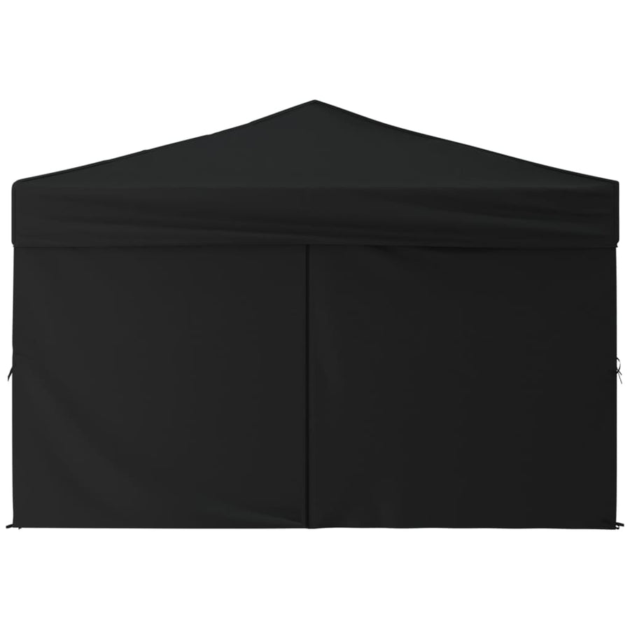 Partytent Inklapbaar Met Zijwanden 3 x 3 m Zwart