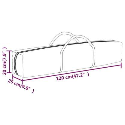 Partytent Inklapbaar Met Zijwanden 3X3 M Rood 3 x 3 m