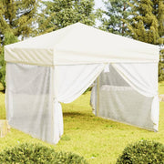 Partytent 3x3 m inklapbaar crèmekleurig