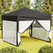 Partytent 3x3 m inklapbaar antraciet