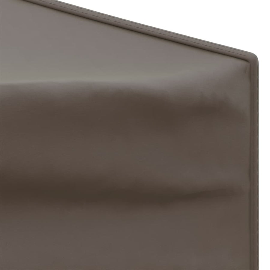 Partytent Inklapbaar Met Zijwanden 3X3 M Taupe 3 x 3 m