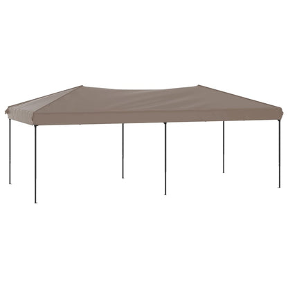 Partytent inklapbaar 3x6 m taupe 3 x 6 m Taupe