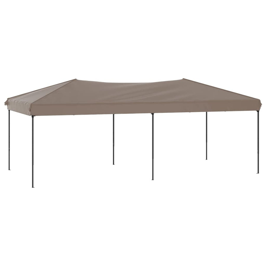 Partytent inklapbaar 3x6 m taupe 3 x 6 m Taupe