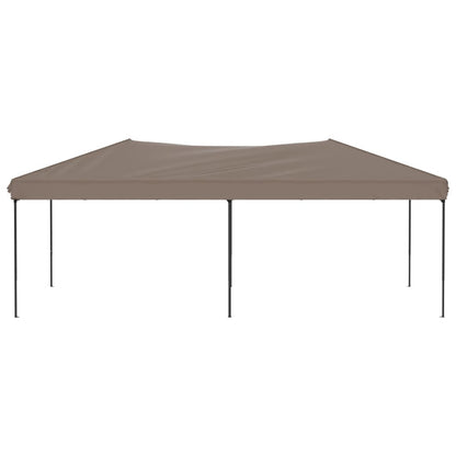 Partytent inklapbaar 3x6 m taupe 3 x 6 m Taupe