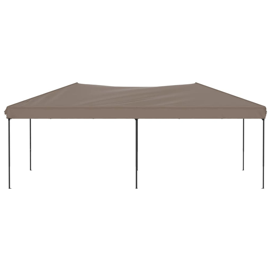 Partytent inklapbaar 3x6 m taupe 3 x 6 m Taupe