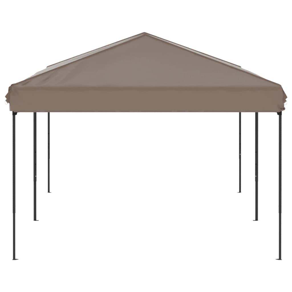 Partytent inklapbaar 3x6 m taupe 3 x 6 m Taupe