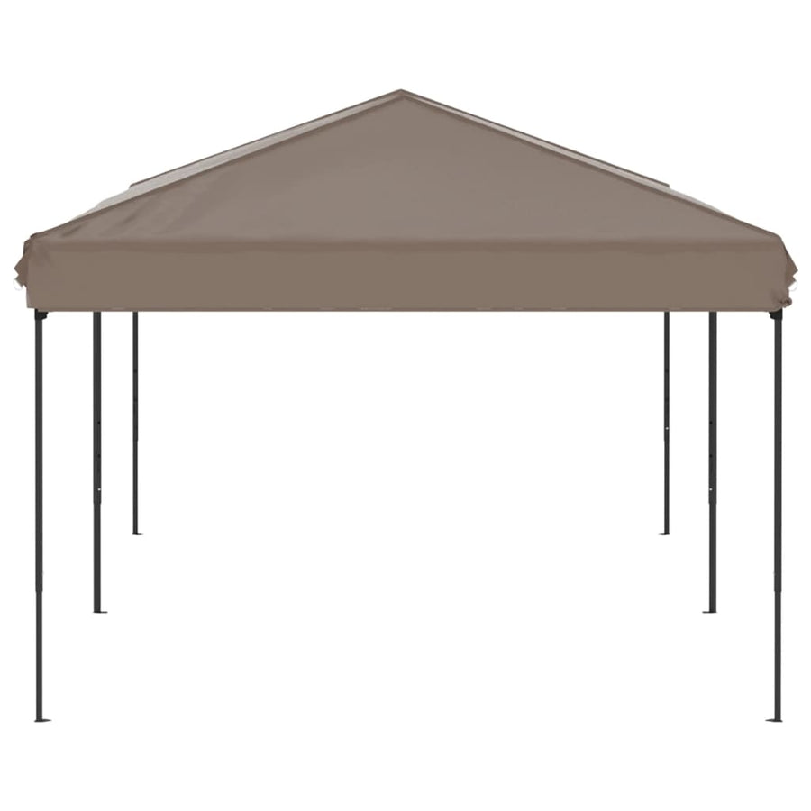 Partytent inklapbaar 3x6 m taupe 3 x 6 m Taupe