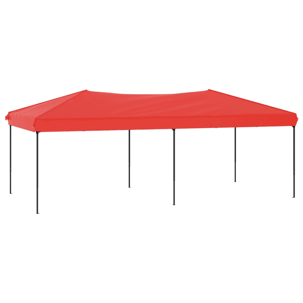Partytent inklapbaar 3x6 m rood 3 x 6 m Rood