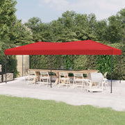 Partytent 3x6 m rood inklapbaar