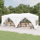 Partytent 3x6 m wit met zijwanden