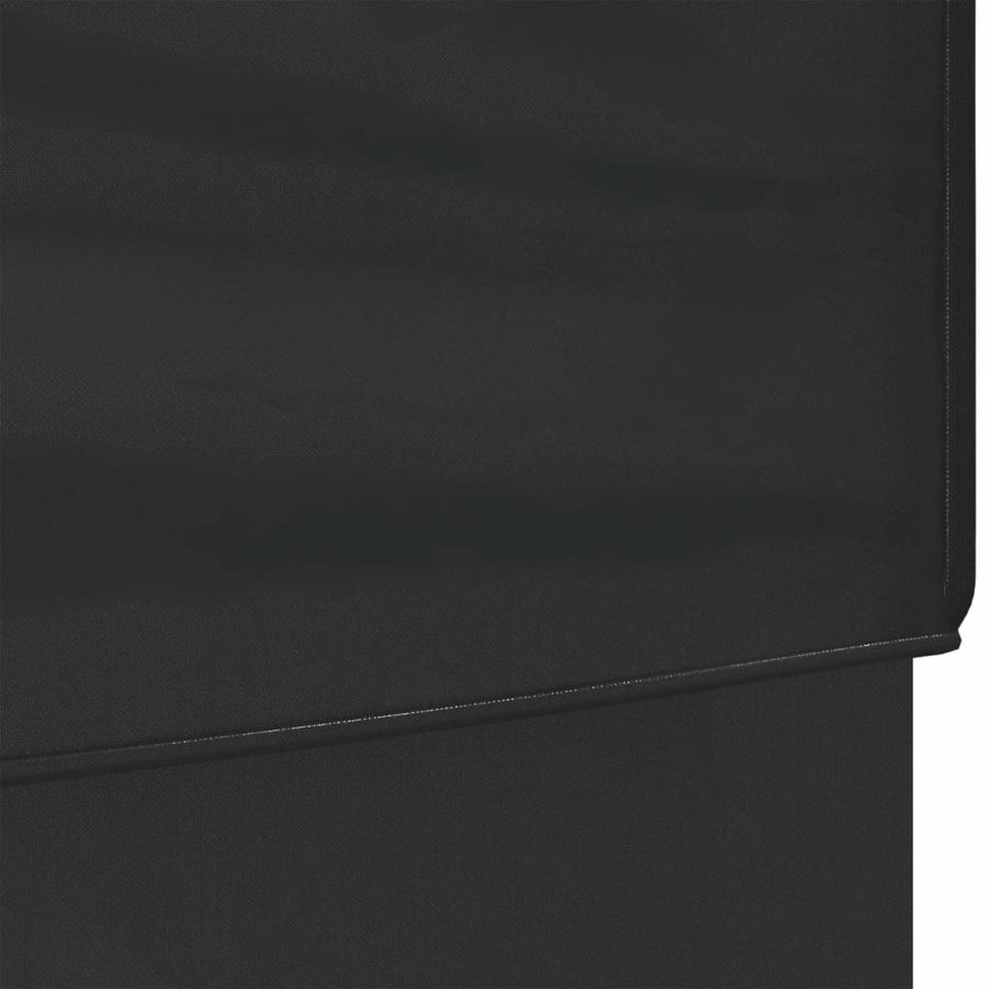 Partytent Inklapbaar Met Zijwanden 3 x 6 m Zwart