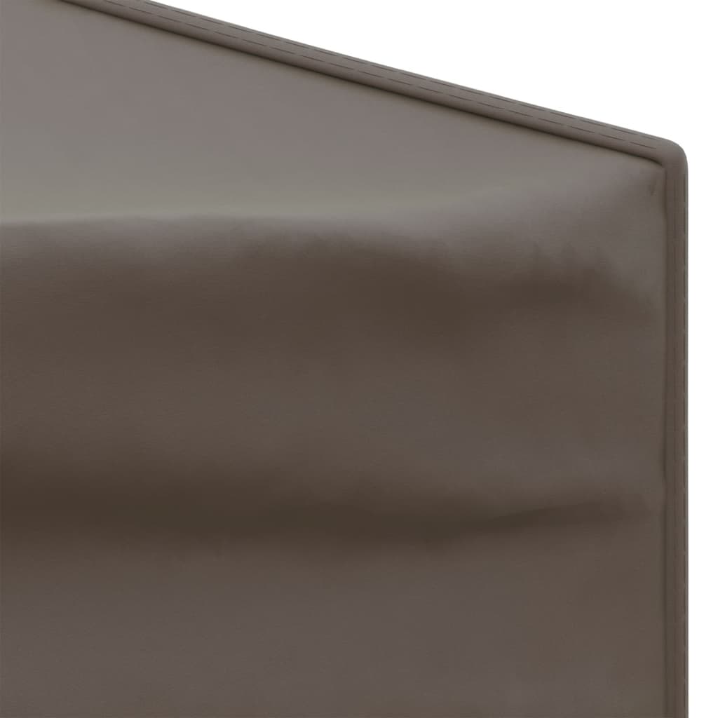 Partytent Inklapbaar Met Zijwanden 3X6 M Taupe 3 x 6 m