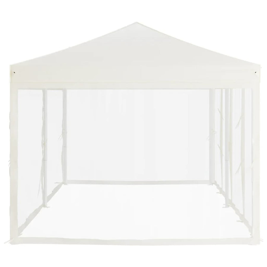 Partytent Inklapbaar Met Zijwanden Kleurig 3 x 6 m Crème