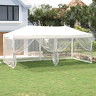 Folding Party Tent with Side Walls 3x6m White