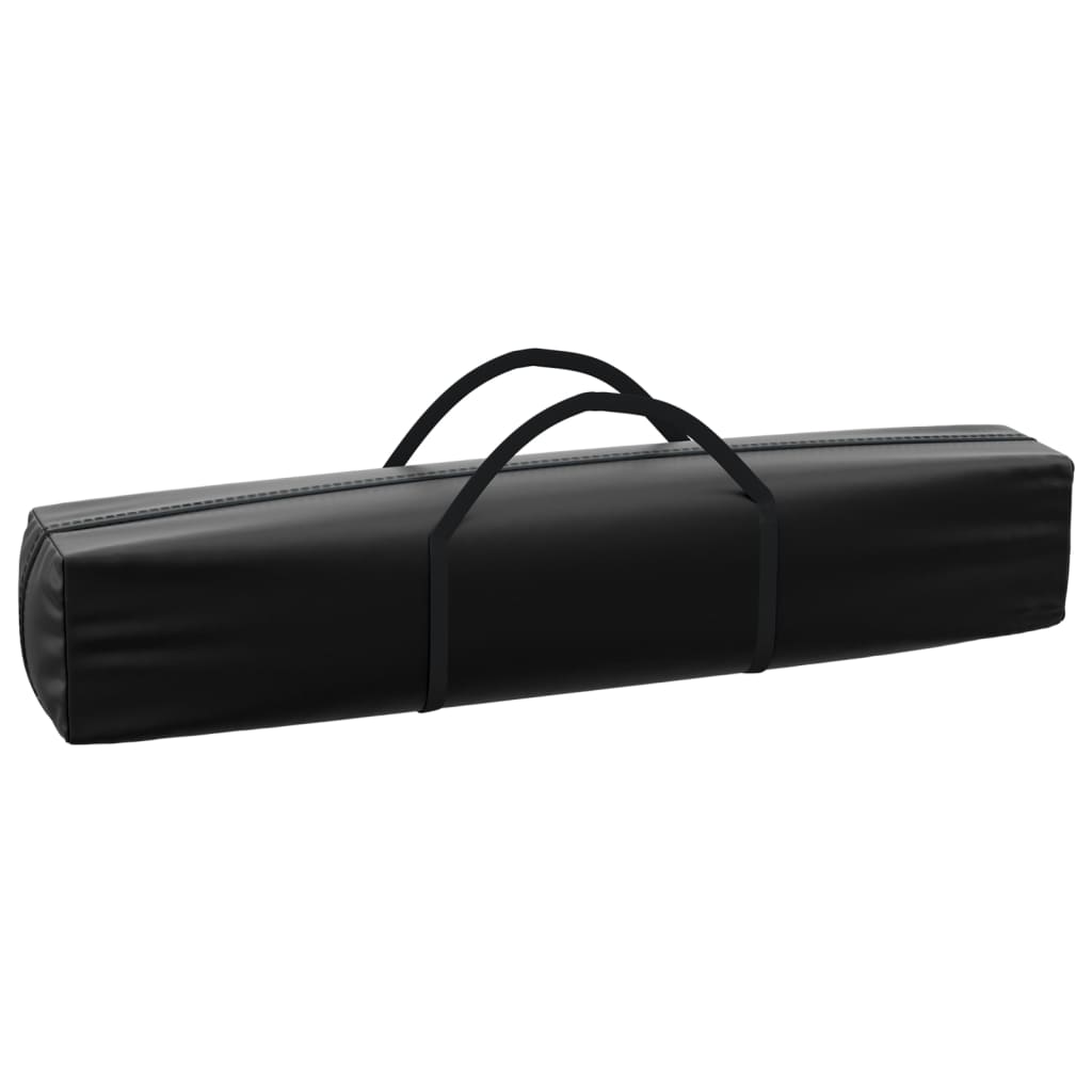 Partytent Inklapbaar Met Zijwanden 3X6 M Zwart 3 x 6 m