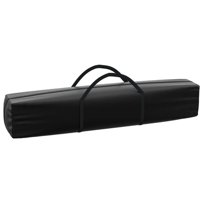 Partytent Inklapbaar Met Zijwanden 3X6 M Zwart 3 x 6 m