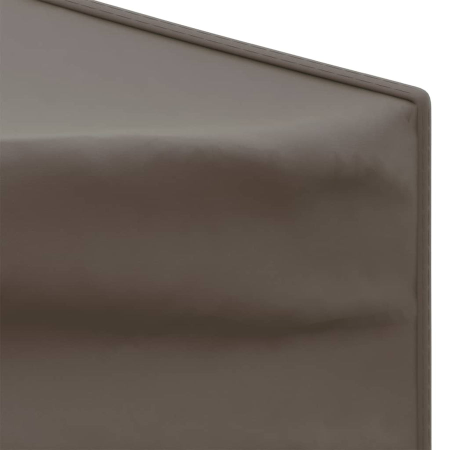 Partytent Inklapbaar Met Zijwanden 3 x 6 m Taupe