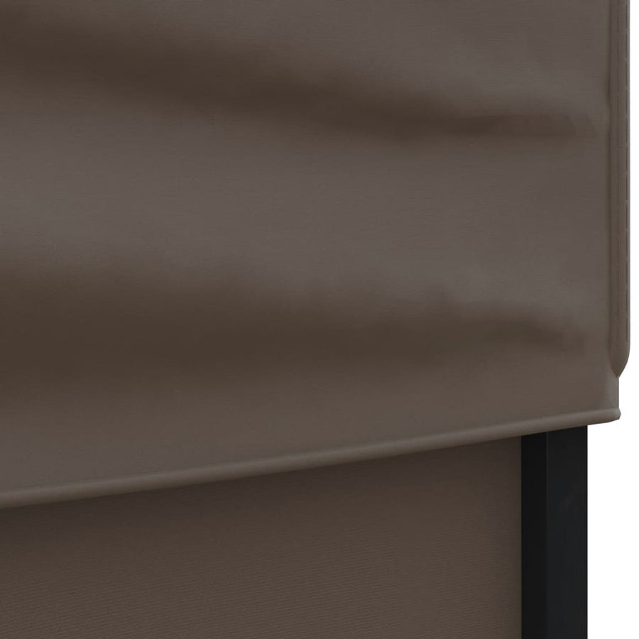 Partytent Inklapbaar Met Zijwanden 3 x 6 m Taupe