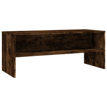 Tv-meubel 100x40x40 cm bewerkt hout gerookt eikenkleurig Gerookt eiken