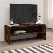 Tv-meubel 100x40x40 cm bewerkt hout gerookt eikenkleurig Gerookt eiken