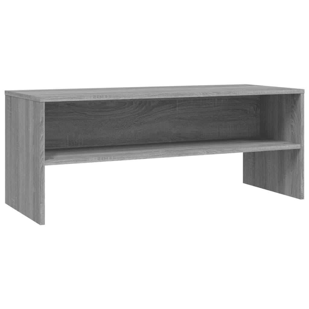 Tv-meubel 100x40x40 cm bewerkt hout grijs sonoma eikenkleurig Grijs sonoma