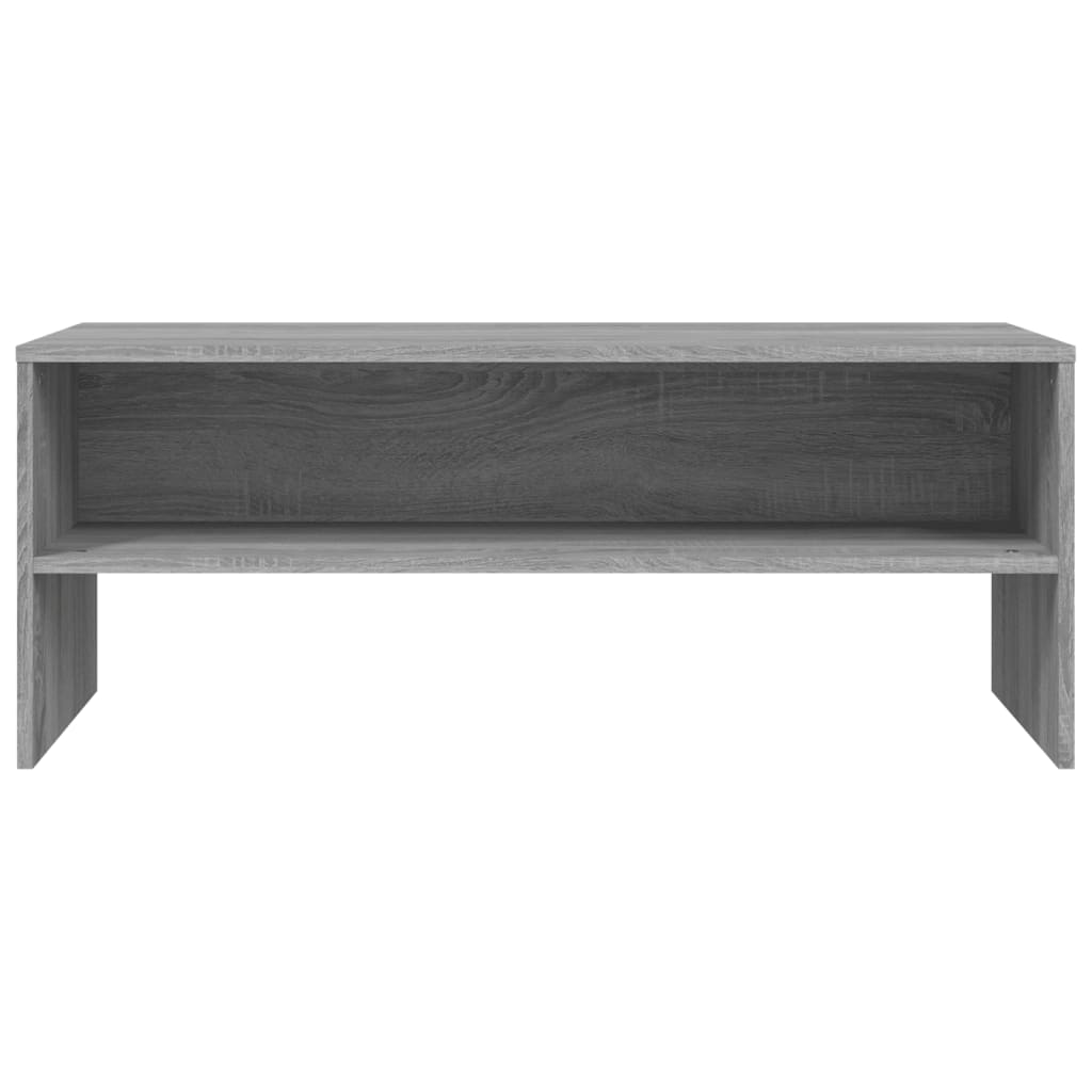 Tv-meubel 100x40x40 cm bewerkt hout grijs sonoma eikenkleurig Grijs sonoma