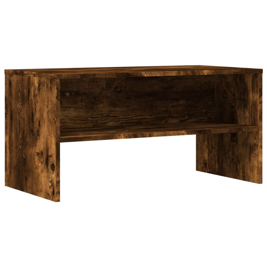 Tv-meubel 80x40x40 cm bewerkt hout gerookt eikenkleurig Gerookt eiken