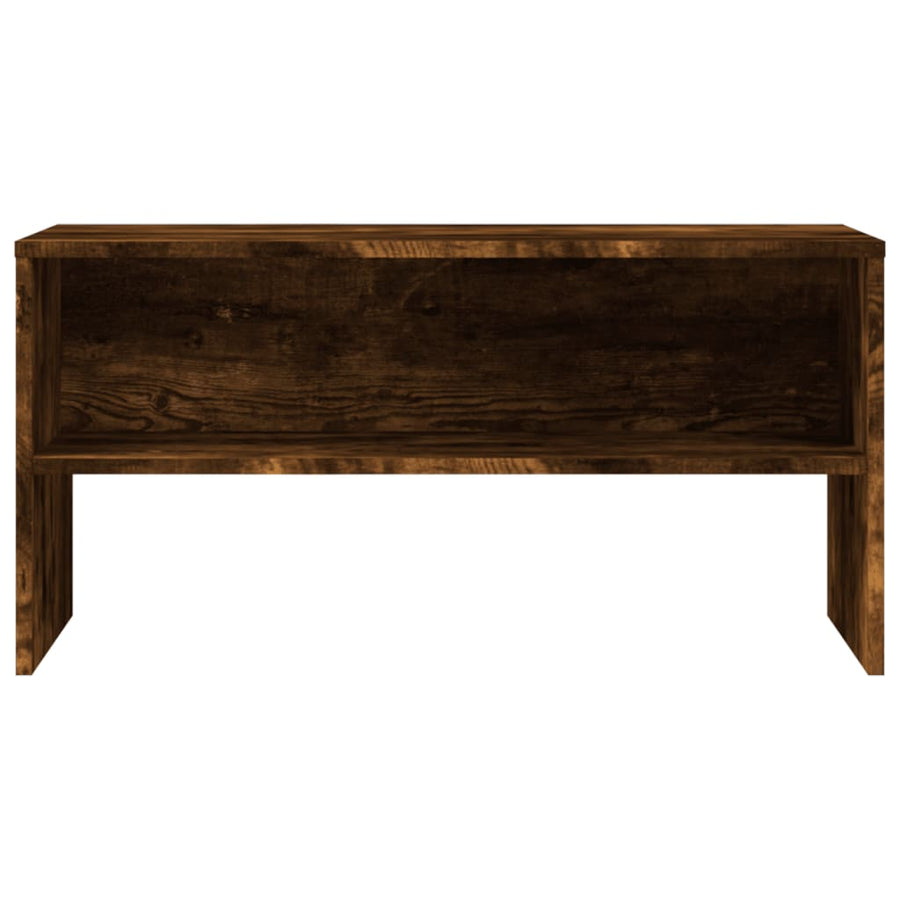 Tv-meubel 80x40x40 cm bewerkt hout gerookt eikenkleurig Gerookt eiken