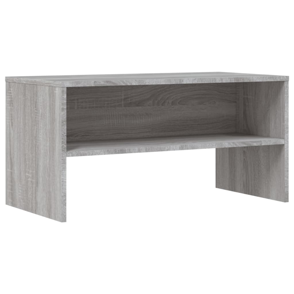 Tv-Meubel 80X40X40 Cm Bewerkt Hout Eikenkleurig Grijs sonoma