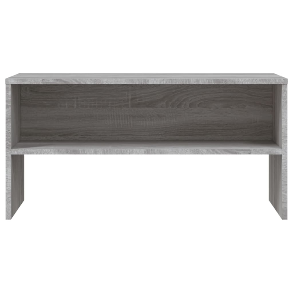 Tv-Meubel 80X40X40 Cm Bewerkt Hout Eikenkleurig Grijs sonoma