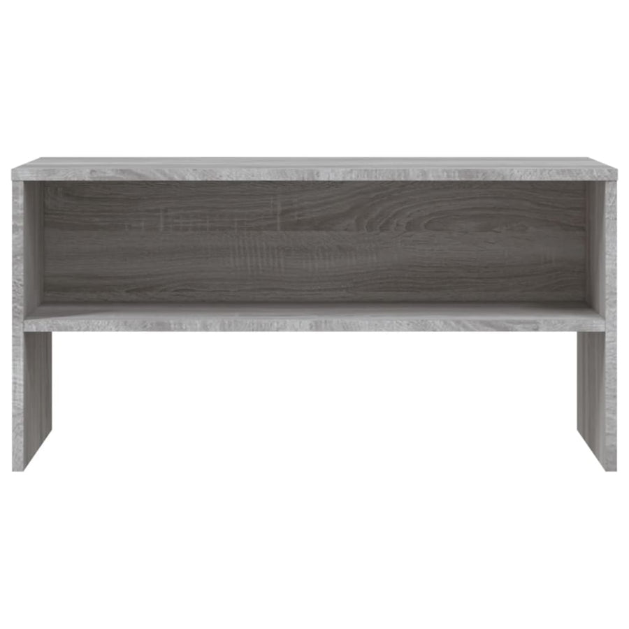 Tv-Meubel 80X40X40 Cm Bewerkt Hout Eikenkleurig Grijs sonoma